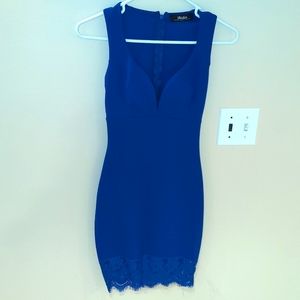 Lulu's royal blue bodycon dress